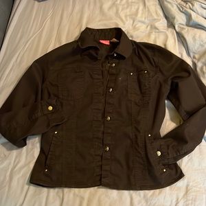 Ladies lightweight jacket black size 10